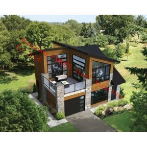China Light Steel Prefabricated House Villa Building OEM ODM ISO9001 on sale