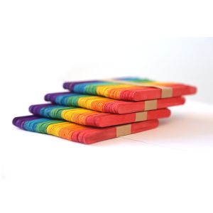 FDA Jumbo Craft Wooden Ice Cream Stick Custom Popsicle Sticks