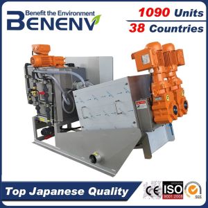 Petroleum Screw Press Sludge Dewatering System Liquid Solid Separating Clog Free