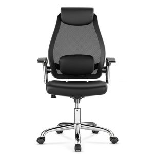 China Modern PU Office Chair with 25-30 Armrest Height 18 Inches Seat Depth and 300 Lbs Weight Capacity on sale