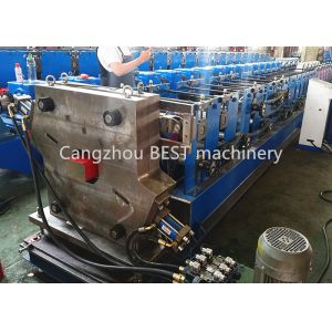 Steel Square Rectangle 3kw Downpipe Roll Forming Machine