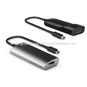 China USB 3.0 Type C Adapter with Displayport, Backward Compatible with QHD and HD Monitors on sale China USB 3.0 Type C Adapter with Displayport, Backward Compatible with QHD and HD Monitors on sale