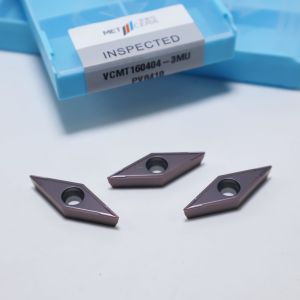 Cheap External and Internal Turning Carbide Insert VCMT11 VCMT16 Positive CNC Insert with 3MU Semi-finish Chipbreaker for sale