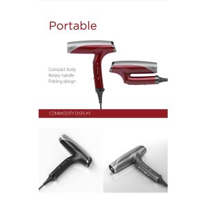 Home Appliances Electric Blow Dryer Collapsible With Concentrator Nozzle