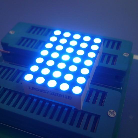 Pure White 5 x 7 Dot Matrix LED Display Board , Scrolling LED Display Wide