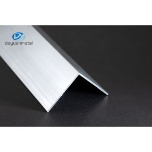 Mill Finish Aluminum Angle Profiles Extrusions 1.5mm Thickness SGS Approved