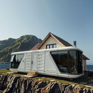 Novel Mobile Homes In Capsule Design Fast-construction Steel Frame With