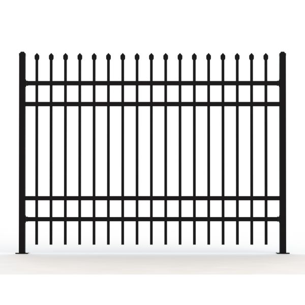 45 degree mitred 19mmx19mm picket Hercules Fencing H1500mm*W2450mm 2x40mm rails