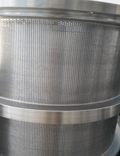 Stainless Steel Wedge Wire Slotted Paper Making Pressure Screen Basket