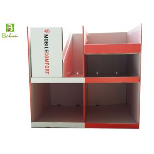 5 Tiers POP POS Displays Cardboard Furniture Table 10 Holes For Bottles