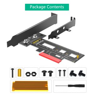 M.2 NGFF PCI-e SSD to PCI Express 3.0 x4 Host Adapter Card - Support M.2 PCIe