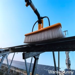 Compact Solar Panel Cleaning Kit 55cm Brush Head Artificial Control Improve