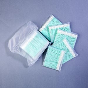 Lightweight Cleanroom Foam Swabs , Industrial / Lab Precision Cotton Swabs