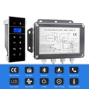 White / Black Mini Sauna Steam Machine , Steam Generator Kit For Steam Room