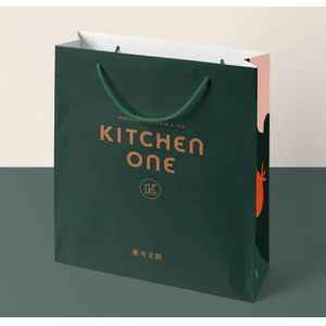 Embossed Printing Paper Bag 250gsm Printed Paper Carrier Bags