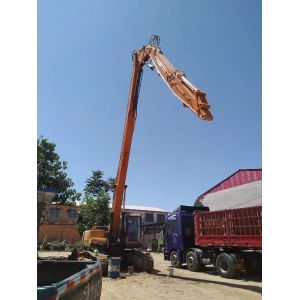 Optional 18M 20M 24M 26M 28M 30M High Reach Demolition Boom For Excavator