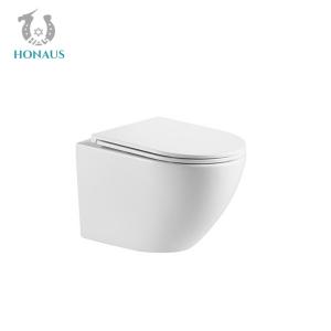 China Economic Europe Wall Hung Toilet Bowl Rimless WC Washdown Type on sale