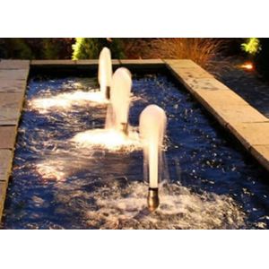 Head Dancing Fountain Nozzles Stainless Steel Frothy Jet For Music Fountain,