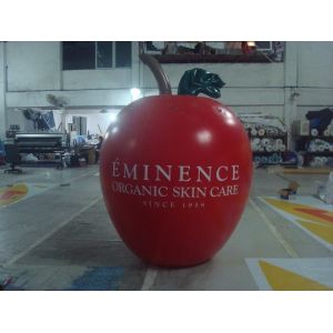 Cheap 6ft High Apple Fruit Shaped Balloons For Exhibition Display , Inflatable Hanging Balloon for sale