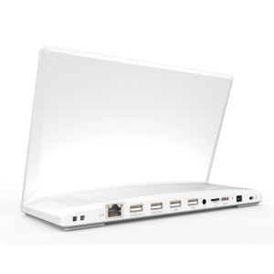 10-Inch desktop L shape 1080p Android Tablet with PoE HDMI for Commercial
