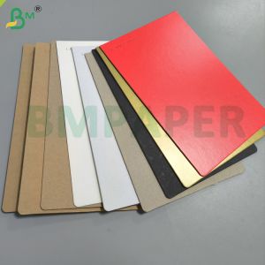 Non-Bending Lamianted Chipboard 1.5mm Rigid Thick Paperboard Multi Colors