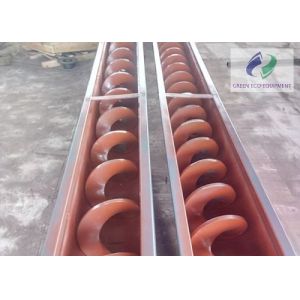 High Power Long Distance Feed Screw Conveyor For Sand Grain Loose Materials