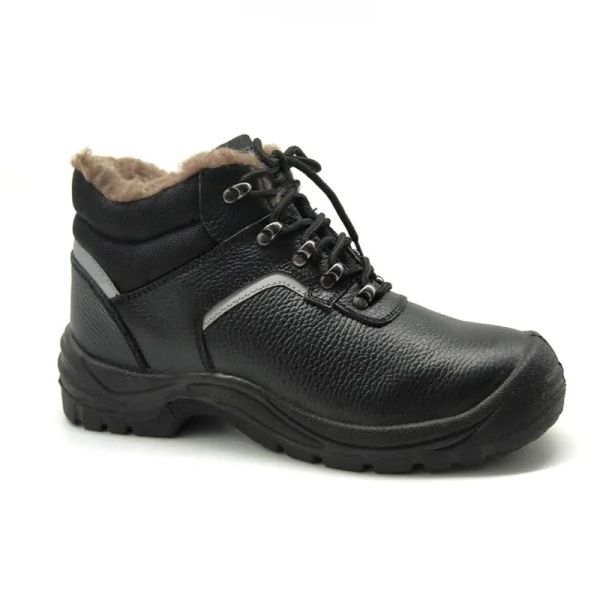 Unisex Ankle Safety Shoes Comfortable Mens Warm Work Boots For Winter