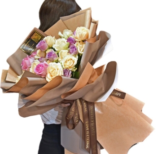 Cynthia Paper Pullman Flower Packaging Paper