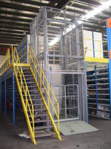 Cheap 6m Vertical Travel Guide Rail Elevator with 2000kg Loading Capacity for sale