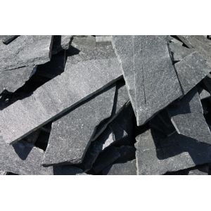 Black Quartzite Random Flagstone,Irregular Flagstone,Flagstone Walkway,Crazy