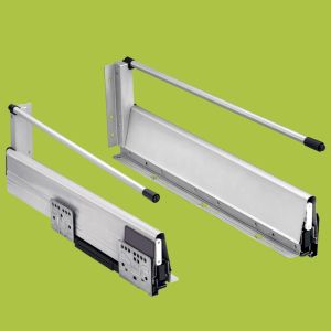 simple push type installation damping drawer slide with paint 14"16"18"20"22"