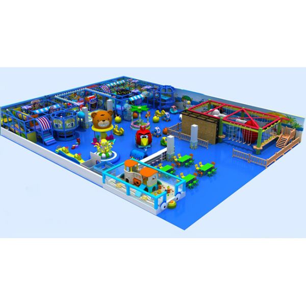 Day Care Centre Indoor Jungle Gym , Indoor Preschool Playground Equipment For Kids Customized