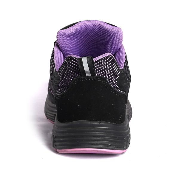 Breathable Anti Puncture Fly Knit Fabric Upper Safety Shoes With EVA Insole And Rubber Sole