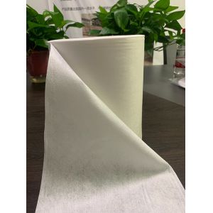 50g White Viscose And Polyester Spunlace Nonwoven Fabric For Cotton Tissue, Pads