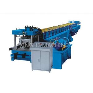 Industrial Metal C Purlin Roll Forming Machine , Steel Roll Forming Machine