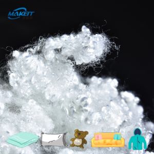 Low Melt Hollow Conjugated Polyester Staple Fiber 2D Recycled Grade