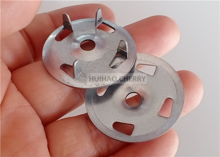 Cheap Galvanized Steel 1-1/4&quot; Metal Washer With Fingers For Securing Wire Or Expanded Metal Lath for sale