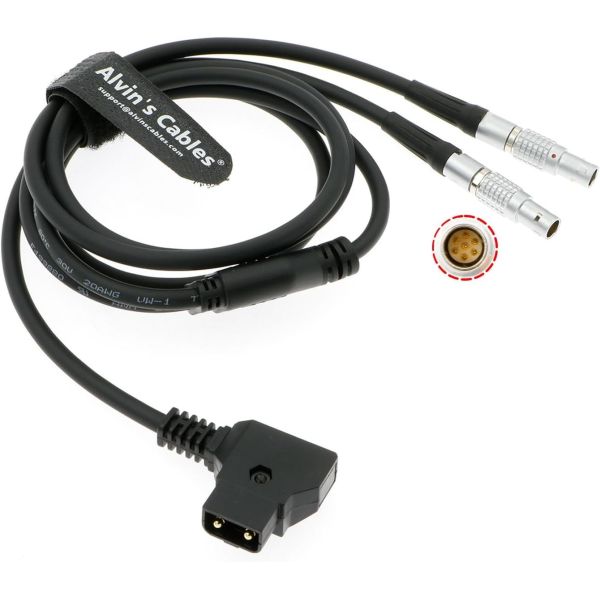 Nucleus-M Motor Power Y Cable For Tilta D Tap To Two 7 Pin Male Cable 1M 39.4