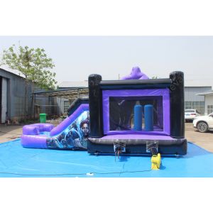 Custom Logo Printed Bounce House Commercial Inflatable Air Bouncer for 8-13
