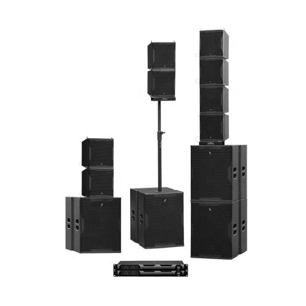 Quality ARE Audio Line Array Speakers Passive Line Array with Eight Single 10" Full Range and Four 18" Bandpass Subwoofers wholesale