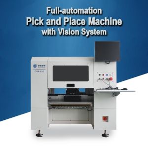 Cheap Automatic Nozzle Change PCB Pick And Place Machine CHM-650 with High Speed High precision for sale