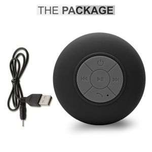 2018 Hottest BTS06 wireless mini suction shower waterproof bluetooth speaker