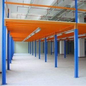 Cheap Mezzanine Floor Powder Coated Rack Q235B Cold Rolled Steel for sale
