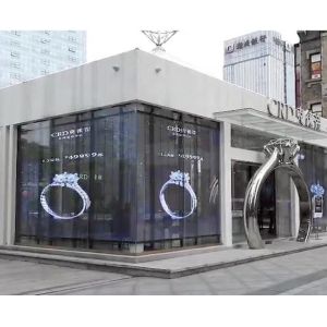 1RGB P3.91 Transparent Glass Touch Screen Monitor Hight Brightness