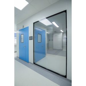 Automatic Medical Door Single Double Manual Pharma Sliding Open Style for