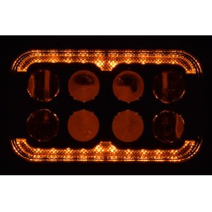 6Inch x 4Inch Led Head Light Replacement H4 Connector 40W HCW-L40292C 7D