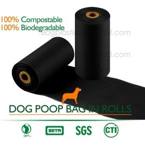 Customized Packaging HDPE+D2W Biodegradable Dog Poop Bags, unscented custom dog
