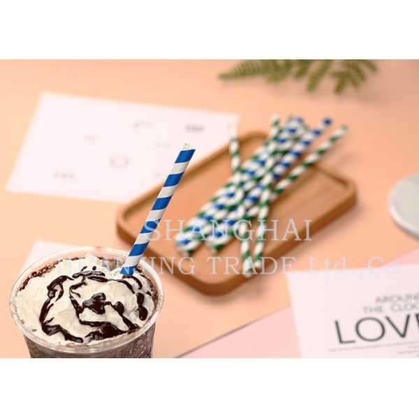 Quality FDA Approved Eco Friendly Paper Drinking Straws Paper Cocktail Straws wholesale