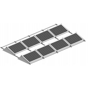 Good Flexibility Roof Racking Ballasted Solar Mounting System for Home Rotatable