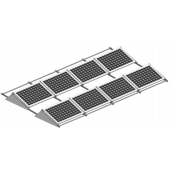 Good Flexibility Roof Racking Ballasted Solar Mounting System for Home Rotatable